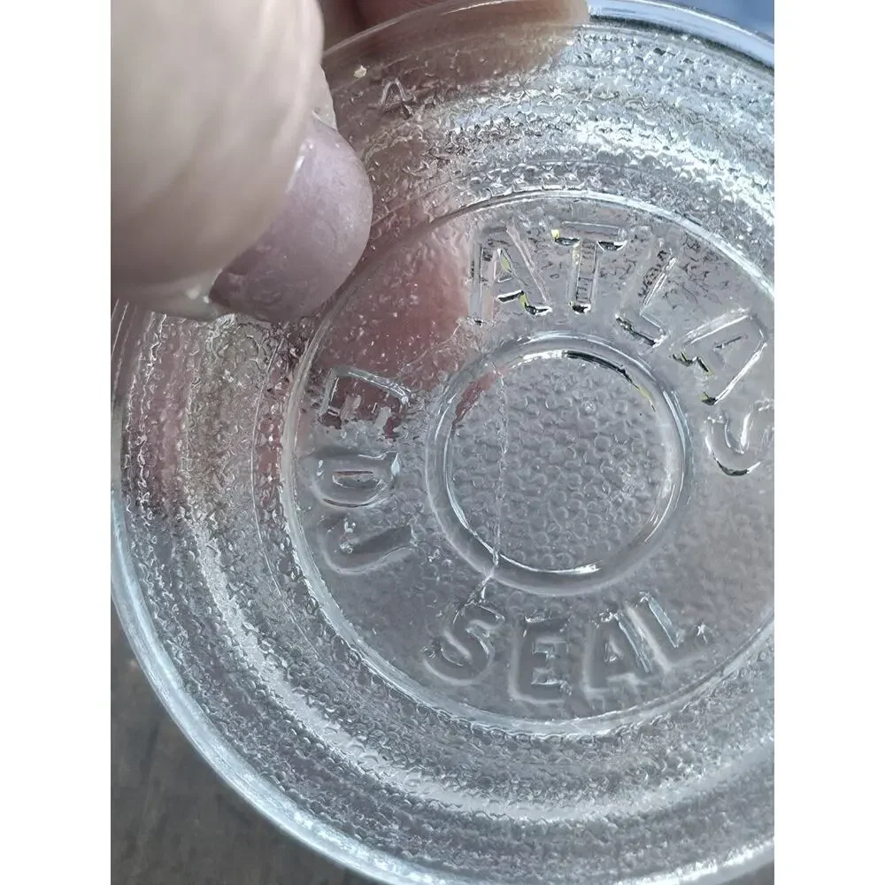ATLAS EDJ SEAL Clear Glass Canning Jar Lids 2.5